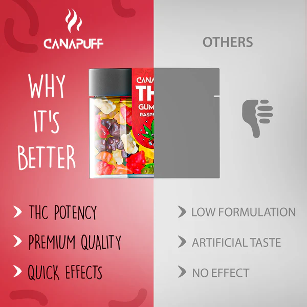 canapuff THC gummies